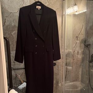 Classic Women's Black Double-Breasted Blazer